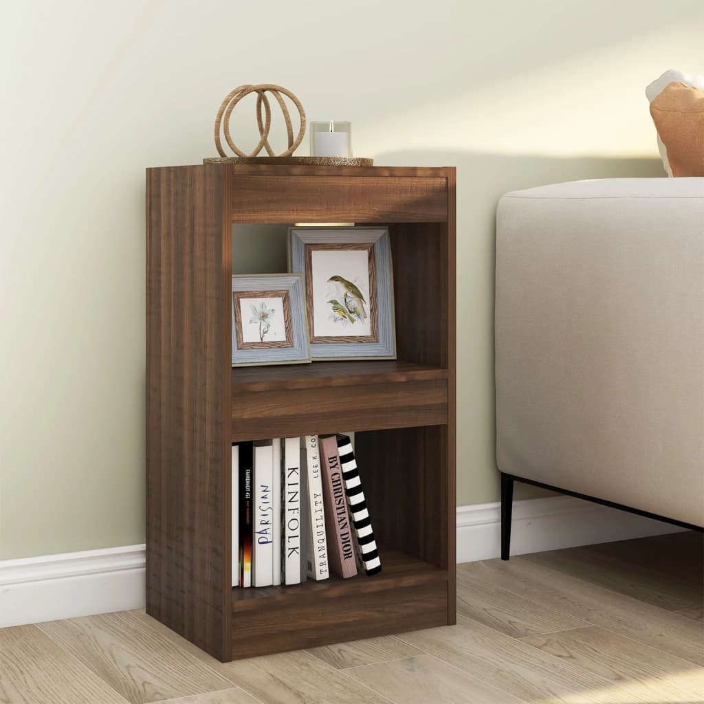 vidaXL Boekenkast/kamerscherm 40x30x72 cm bruin eikenkleur