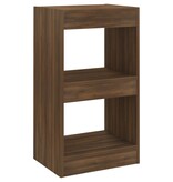 vidaXL Boekenkast/kamerscherm 40x30x72 cm bruin eikenkleur