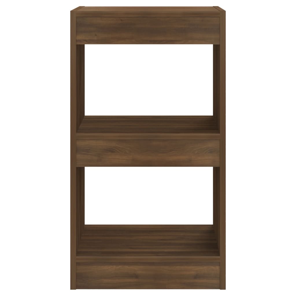 vidaXL Boekenkast/kamerscherm 40x30x72 cm bruin eikenkleur