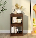 vidaXL Boekenkast/kamerscherm 40x30x72 cm bruin eikenkleur