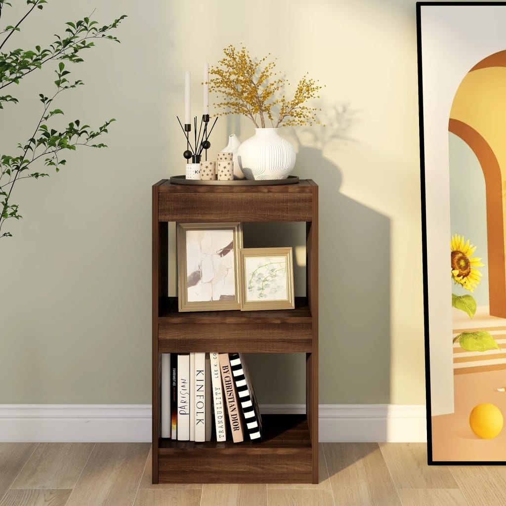 vidaXL Boekenkast/kamerscherm 40x30x72 cm bruin eikenkleur