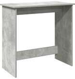 vidaXL Bureau 80x40x75 cm bewerkt hout betongrijs