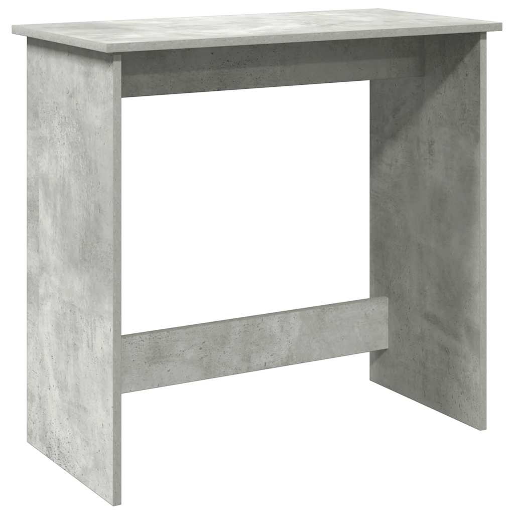 vidaXL Bureau 80x40x75 cm bewerkt hout betongrijs