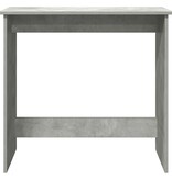 vidaXL Bureau 80x40x75 cm bewerkt hout betongrijs