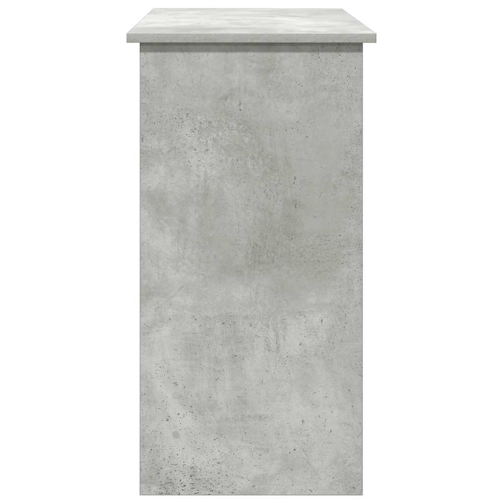 vidaXL Bureau 80x40x75 cm bewerkt hout betongrijs