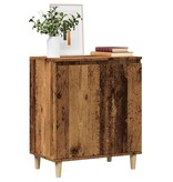 vidaXL Dressoir 60x35x70 cm bewerkt hout oud houtkleurig