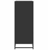 vidaXL Schoenenrek 48x38x97,5 cm bewerkt hout zwart