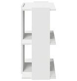 vidaXL Boekenkast 3-laags 60x30x60 cm bewerkt hout wit