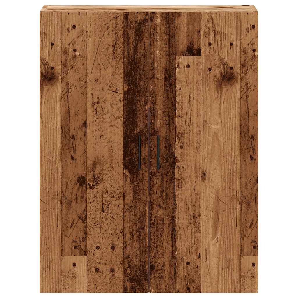 vidaXL Wandkast 69,5x34x90 cm oud houtkleurig