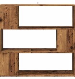 vidaXL Boekenkast/kamerscherm 100x24x94 cm oud houtkleurig