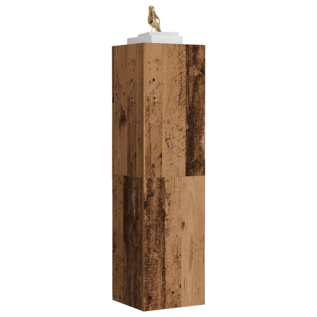 vidaXL Tv-meubel 30,5x30x110 cm bewerkt hout oud houtkleurig