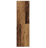 vidaXL Tv-meubel 30,5x30x110 cm bewerkt hout oud houtkleurig