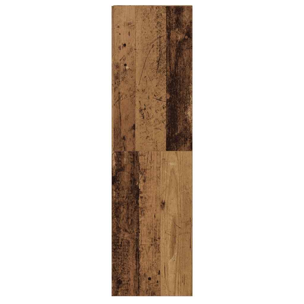 vidaXL Tv-meubel 30,5x30x110 cm bewerkt hout oud houtkleurig