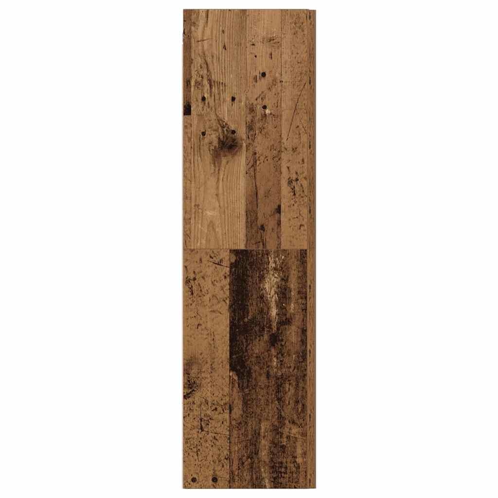 vidaXL Tv-meubel 30,5x30x110 cm bewerkt hout oud houtkleurig
