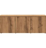 vidaXL Tv-meubel 80x34x30 cm bewerkt hout artisanaal eikenkleur