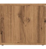 vidaXL Tv-meubel 80x34x30 cm bewerkt hout artisanaal eikenkleur
