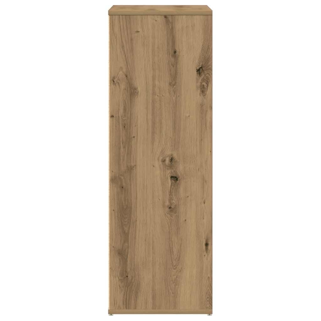 vidaXL Schoenenrek 54x34x100,5 cm bewerkt hout artisanaal eikenkleur
