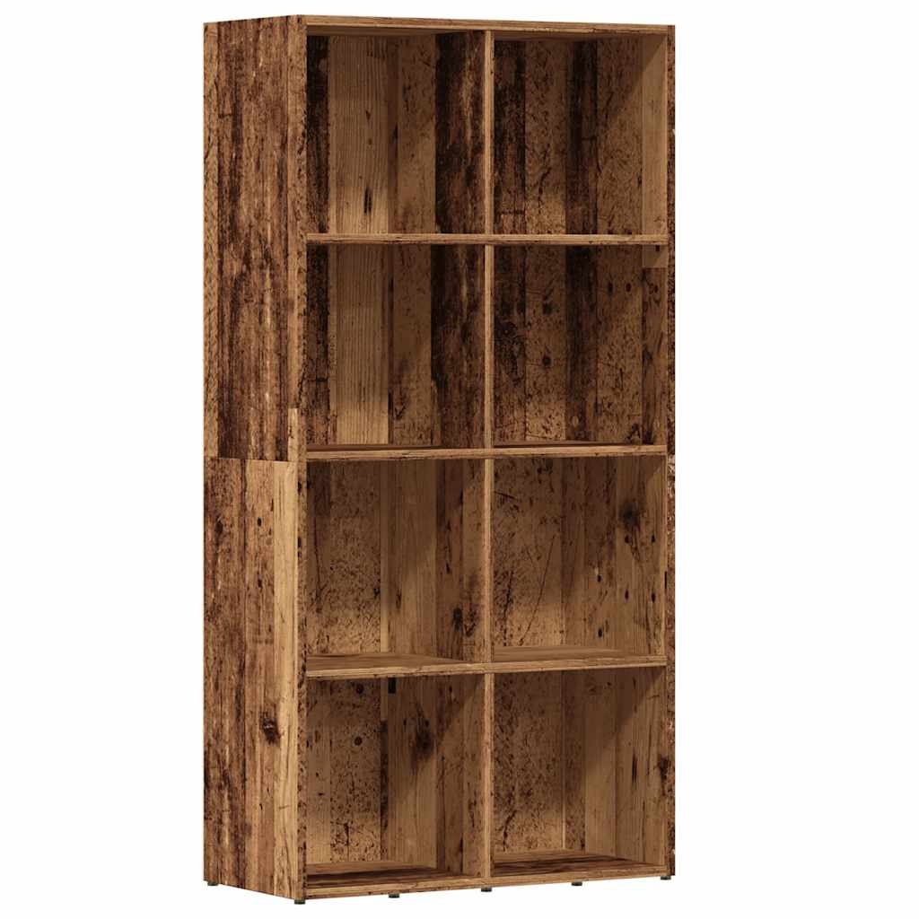 vidaXL Boekenkast 66x30x130 cm bewerkt hout oud houtkleurig