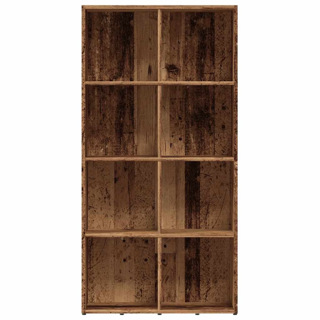 vidaXL Boekenkast 66x30x130 cm bewerkt hout oud houtkleurig