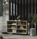 vidaXL Dressoir 103,5x35x70 cm bewerkt hout sonoma eikenkleurig