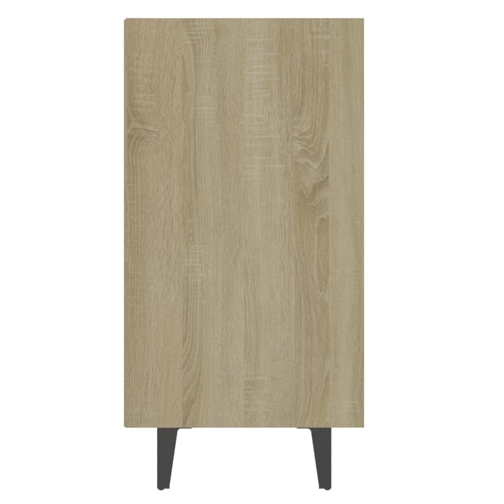 vidaXL Dressoir 103,5x35x70 cm bewerkt hout sonoma eikenkleurig