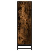 vidaXL Boekenkast 33,5x33x107,5 cm bewerkt hout gerookt eikenkleurig