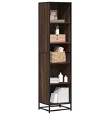 vidaXL Boekenkast 40x35x170,5 cm bewerkt hout bruin eikenkleur