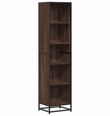 vidaXL Boekenkast 40x35x170,5 cm bewerkt hout bruin eikenkleur