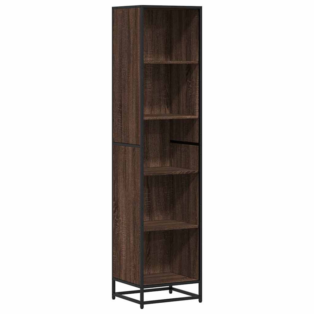vidaXL Boekenkast 40x35x170,5 cm bewerkt hout bruin eikenkleur