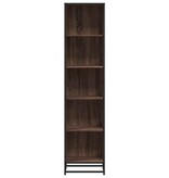 vidaXL Boekenkast 40x35x170,5 cm bewerkt hout bruin eikenkleur