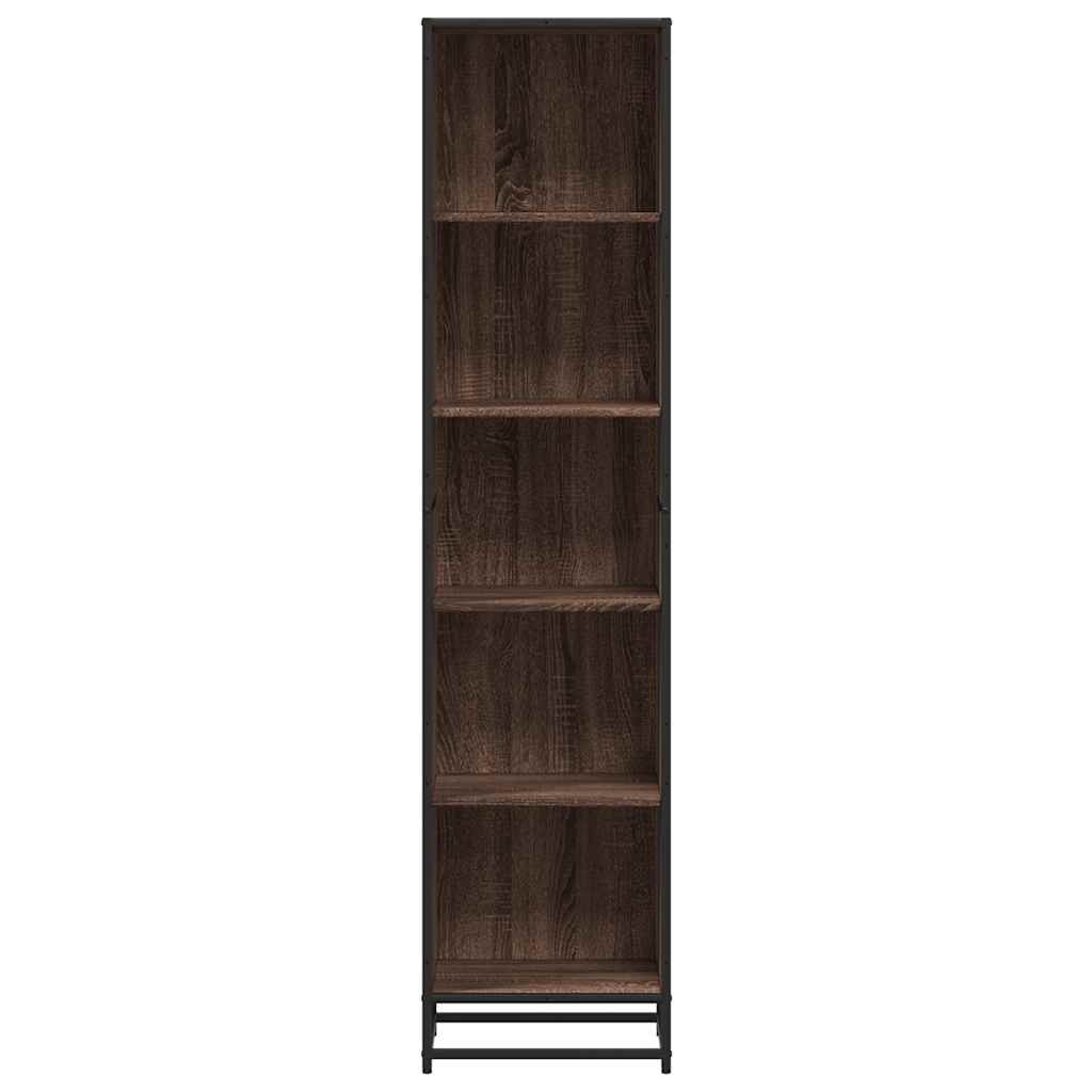 vidaXL Boekenkast 40x35x170,5 cm bewerkt hout bruin eikenkleur