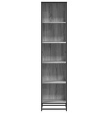 vidaXL Boekenkast 40x35x170,5 cm bewerkt hout grijs sonoma eikenkleur