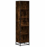 VidaXL Boekenkast 40x35x170,5 cm bewerkt hout gerookt eikenkleurig