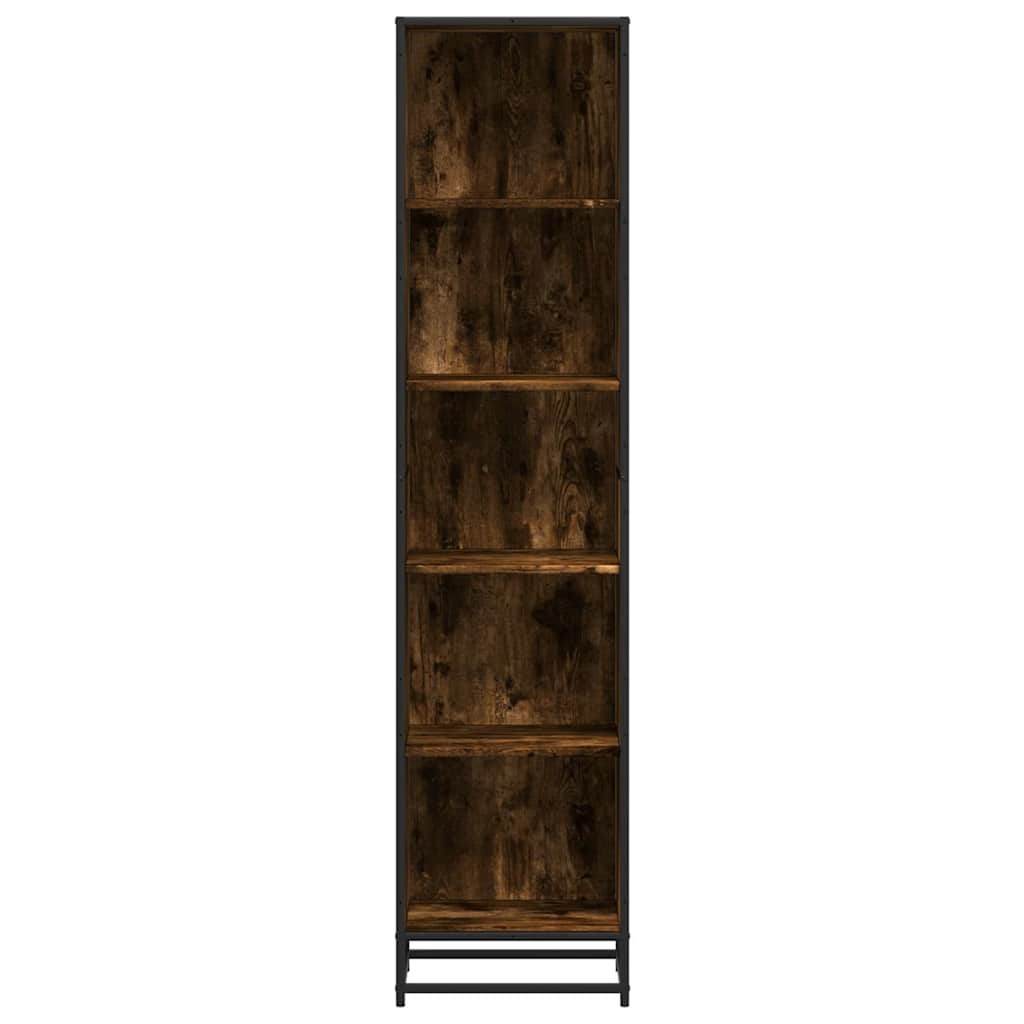 VidaXL Boekenkast 40x35x170,5 cm bewerkt hout gerookt eikenkleurig