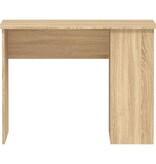 vidaXL Bureau 100x55x75 cm bewerkt hout sonoma eikenkleurig