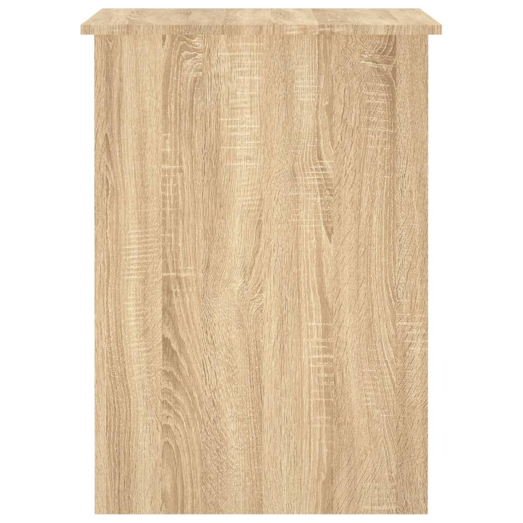 vidaXL Bureau 100x55x75 cm bewerkt hout sonoma eikenkleurig