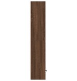 vidaXL Boekenkast 31x24x127 cm bewerkt hout bruin eikenkleurig