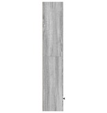 vidaXL Boekenkast 31x24x127 cm bewerkt hout grijs sonoma eikenkleurig