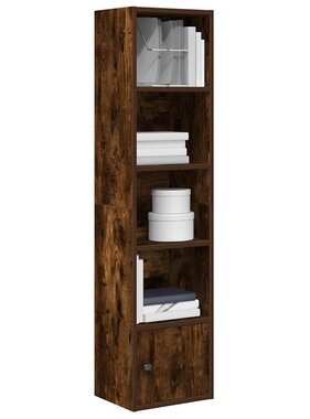 VidaXL Boekenkast 31x24x127 cm bewerkt hout gerookt eikenkleurig