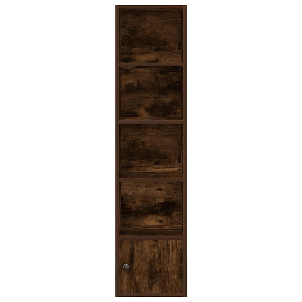 vidaXL Boekenkast 31x24x127 cm bewerkt hout gerookt eikenkleurig