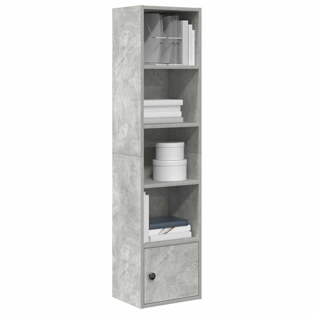 vidaXL Boekenkast 31x24x127 cm bewerkt hout betongrijs