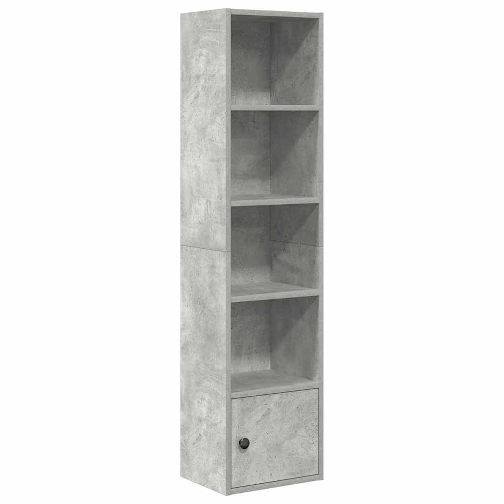 vidaXL Boekenkast 31x24x127 cm bewerkt hout betongrijs