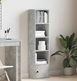 vidaXL Boekenkast 31x24x127 cm bewerkt hout betongrijs