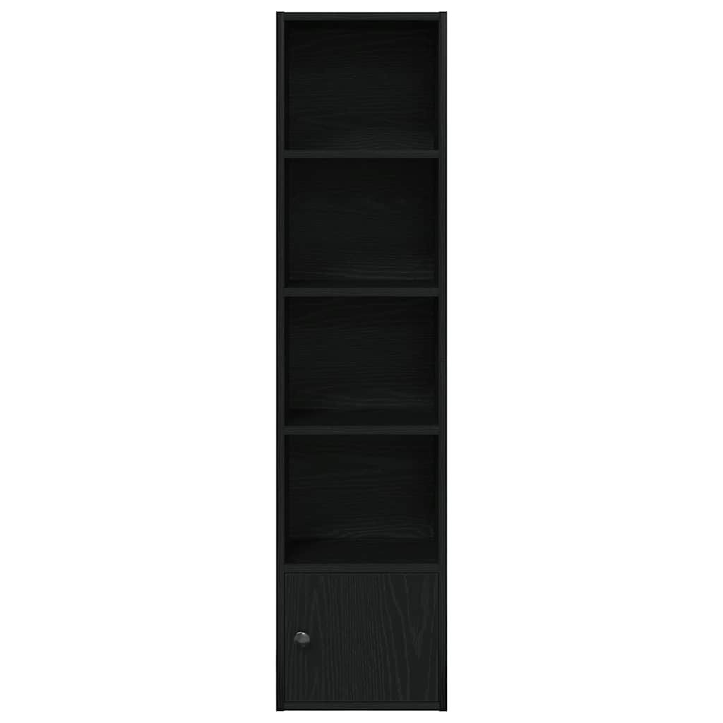 vidaXL Boekenkast 31x24x127 cm bewerkt hout zwart eikenkleurig