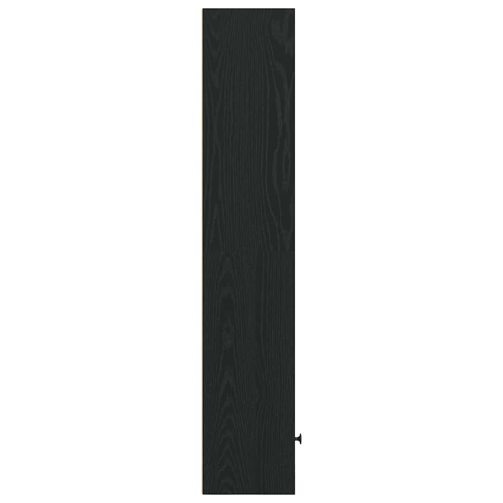 vidaXL Boekenkast 31x24x127 cm bewerkt hout zwart eikenkleurig