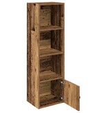 vidaXL Boekenkast 31x24x102 cm bewerkt hout oud houtkleurig