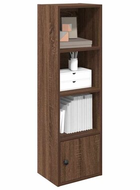 VidaXL Boekenkast 31x24x102 cm bewerkt hout bruin eikenkleurig