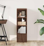 vidaXL Boekenkast 31x24x102 cm bewerkt hout bruin eikenkleurig