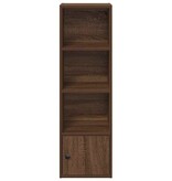 vidaXL Boekenkast 31x24x102 cm bewerkt hout bruin eikenkleurig