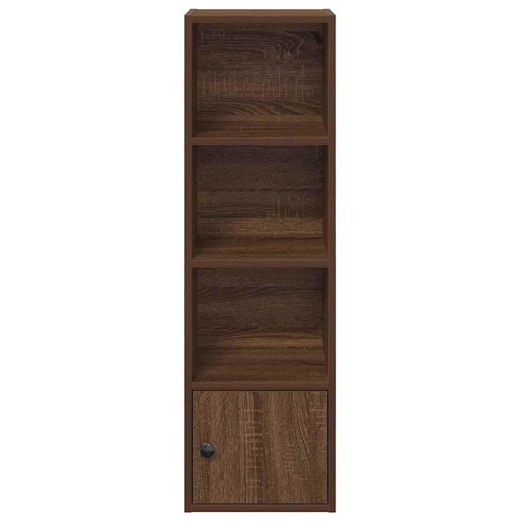vidaXL Boekenkast 31x24x102 cm bewerkt hout bruin eikenkleurig